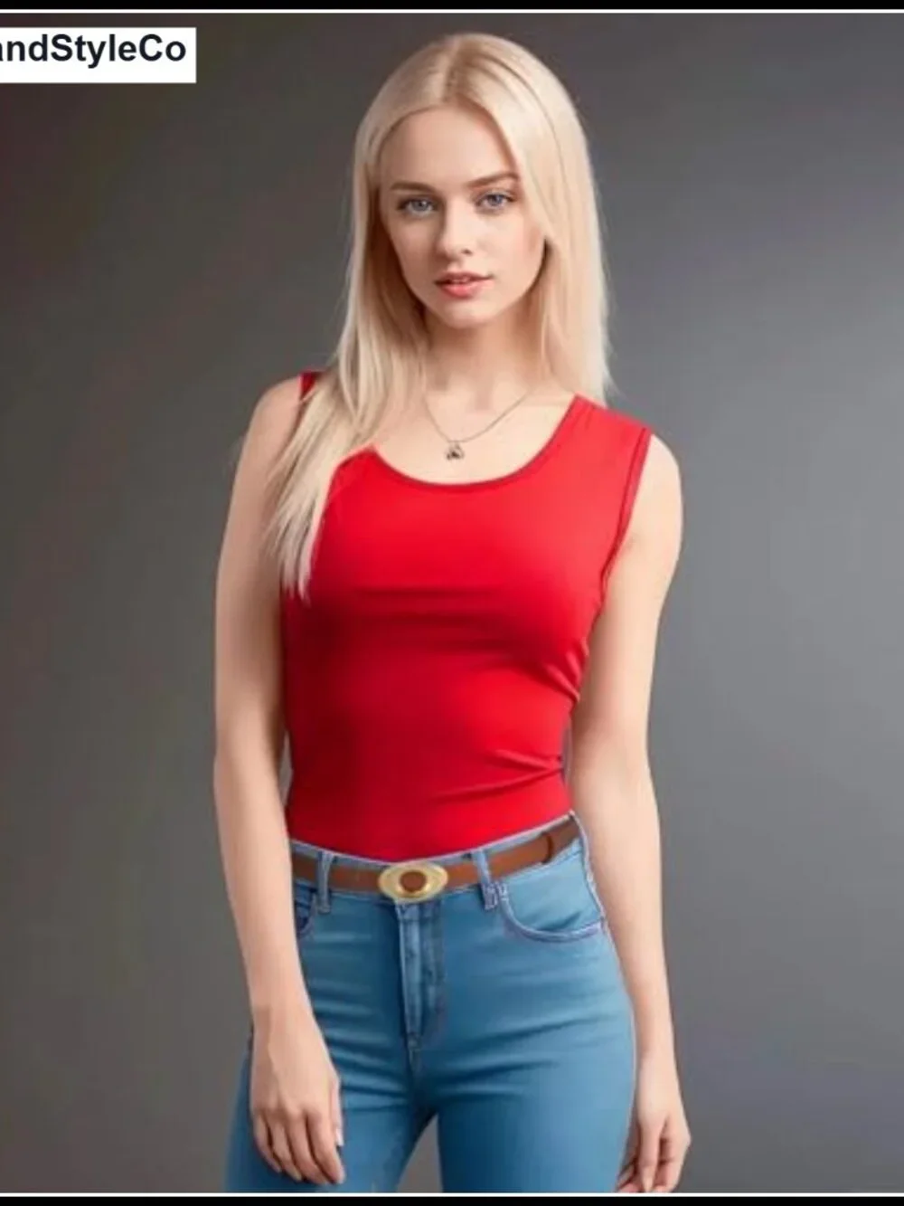 Elegant Casual Genuine Leather Belt with Vintage Gold Buckle